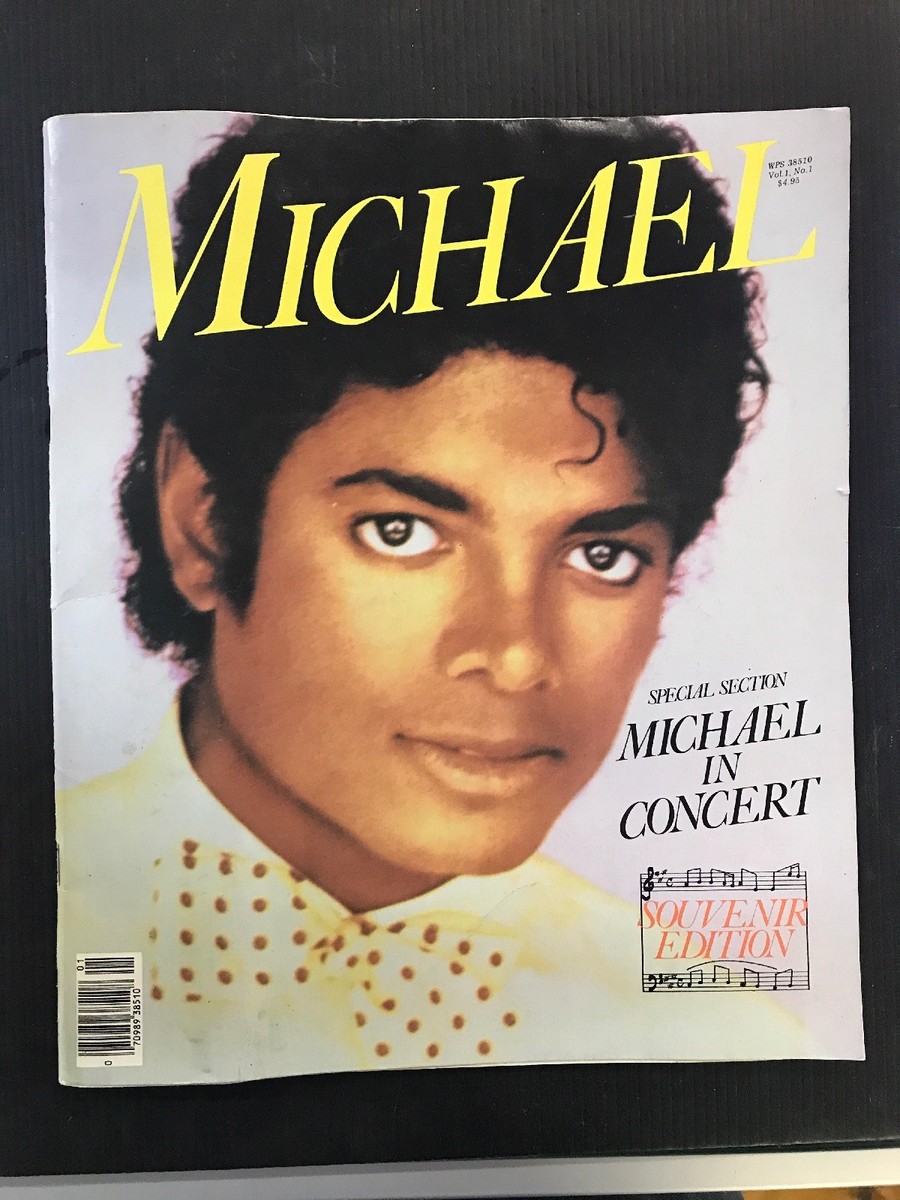 VINTAGE MICHAEL JACKSON IN CONCERT SOUVENIR EDITION VOL 1 NO 1