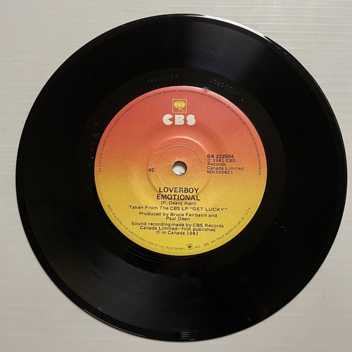 Loverboy Everybody’s Working For The Weekend Vinyl Record 7” 45 RPM CBS 1981 - Picture 11 of 24