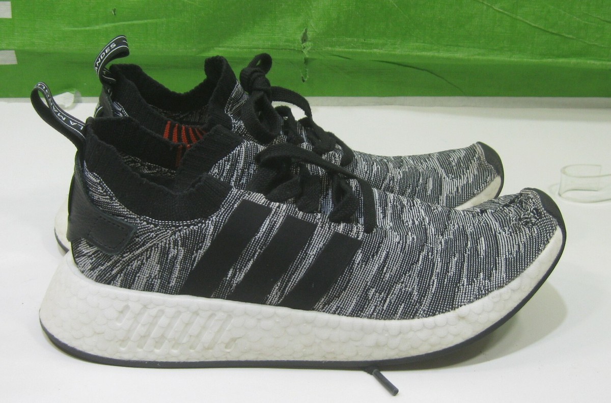 Size Adidas NMD_R2 Primeknit Core Black for sale online