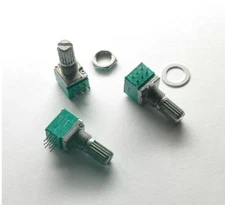 5pcs B10K 10k ohm 6 pin Linear Rotary Potentiometer for power amplifier