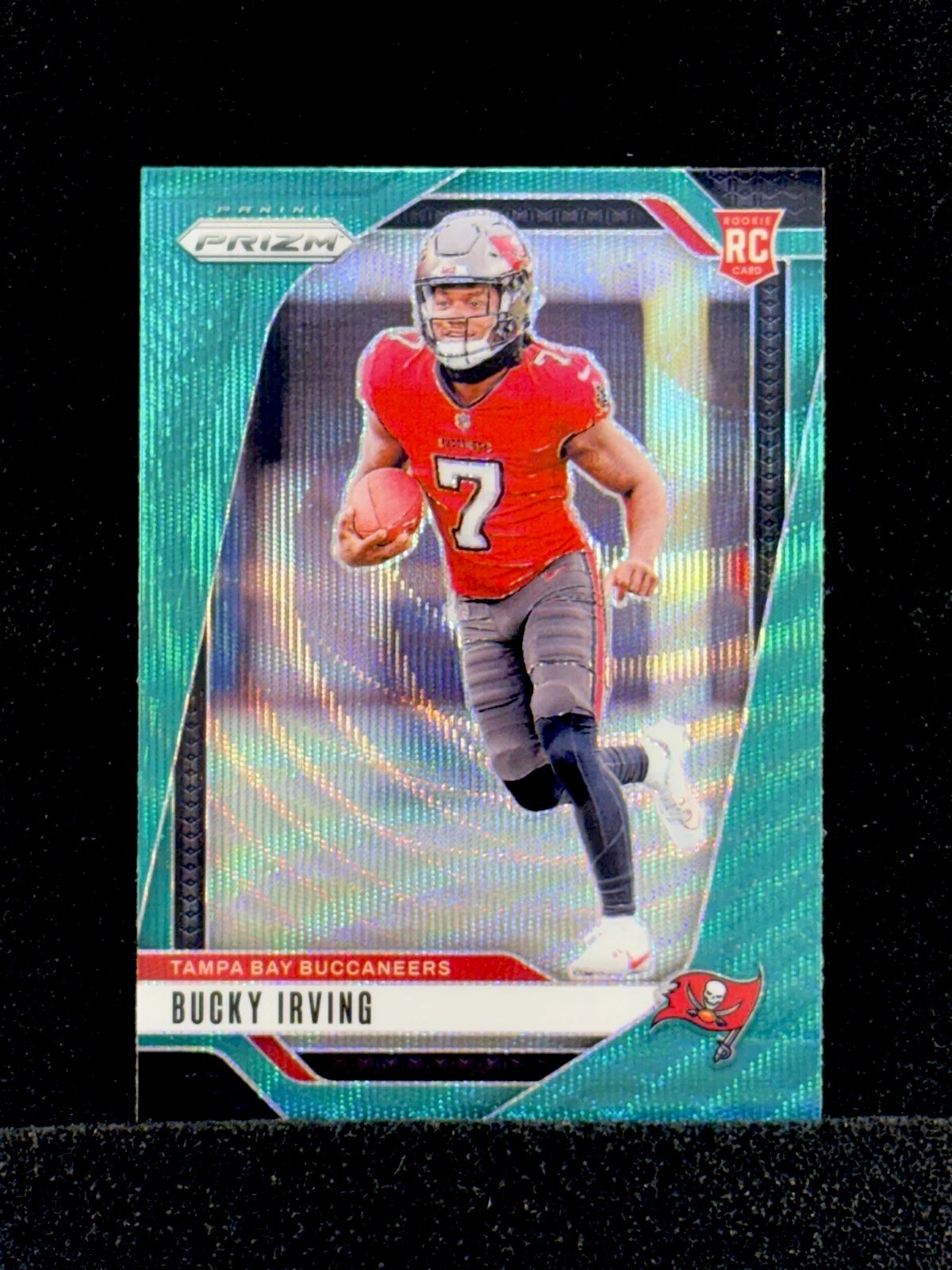 2024 Panini Prizm - Rookies Bucky Irving #316 Green Wave Prizm (RC)