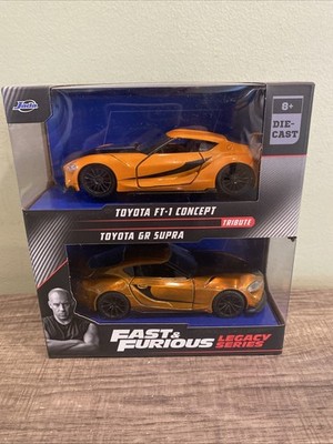 Jada Toys 2024 Fast & Furious Legacy Series 2 Car Set Toyota FT-1 & Supra 1:32