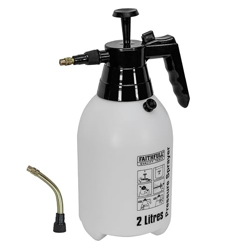 Faithfull Handheld Garden Pressure Sprayer – 2 Litre  Assorted Size Names 