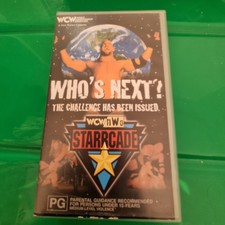 WCW NWO Starrcade 1998 - VHS Video Tape WWE Wrestling Goldberg Hulk Hogan