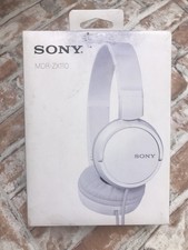 Sony MDR-ZX110 Ear-Pad On the Ear Cable Headphones - White Open Box