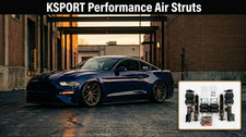Ksport Air Ride Suspension Bag Strut Lowering Kit Ford Mustang S550 S650 2015-26