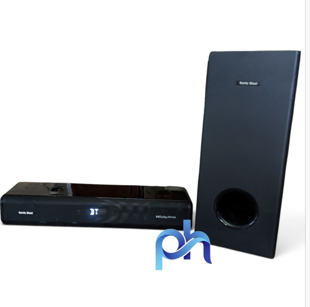 Soundbar Sonic Blast con subwoofer per Smart TV Dolby Atmos 2.1CH Wireless
