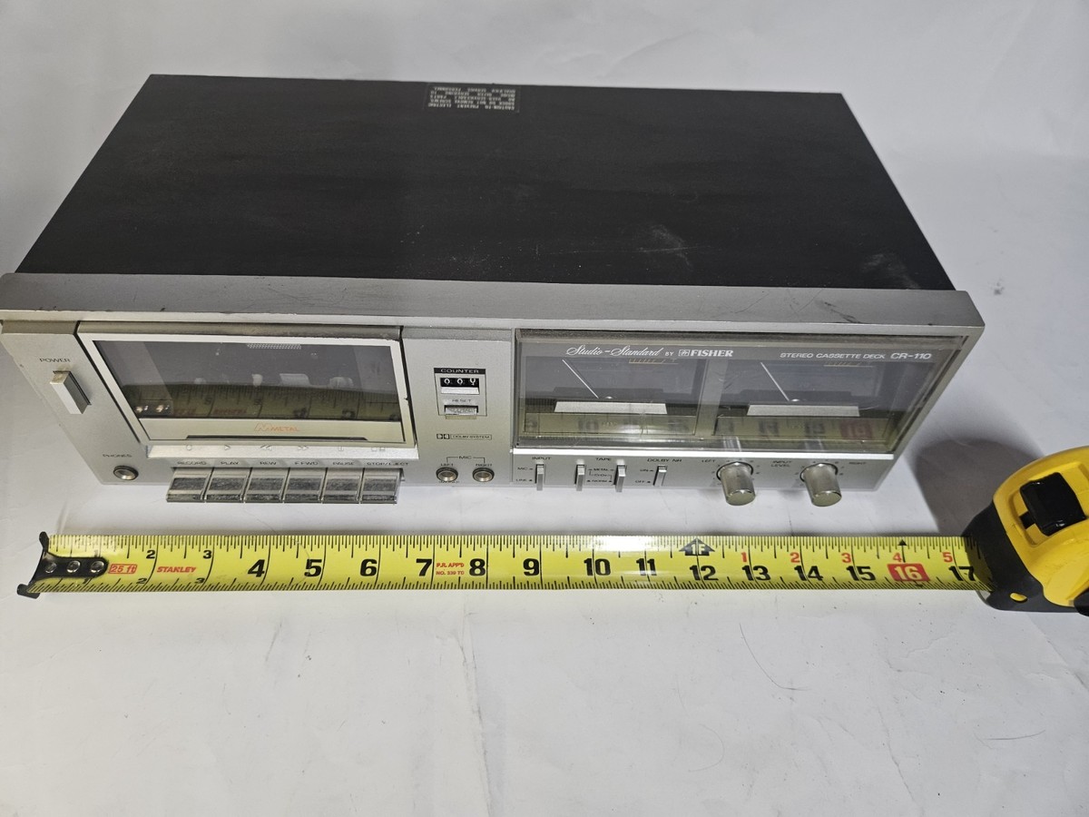Vintage FISHER Studio Standard Stereo Cassette Deck CR-110 | eBay