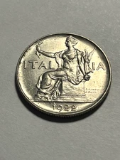 1922-R Italy 1 Lire/AU++ #20552