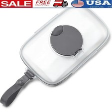 Baby Wipes Case W/ Moisture Seal Silicone Strap Portable Diaper Bag Stroller New