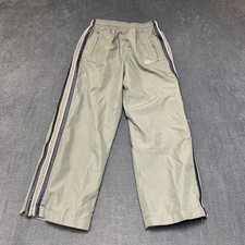 Vintage Nike Windbreaker Pants Mens Small Sage Green Logo Mesh Lined Pockets