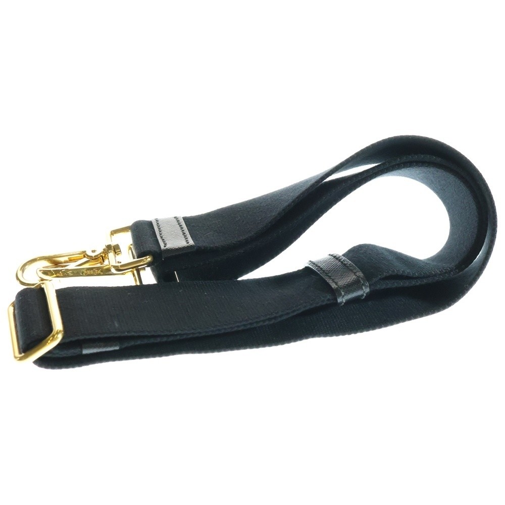 PRADA Bijou Canapa 2way Handbag Shoulder Bag Black Studs Gold Hardware Canvas B2 thumbnail 6