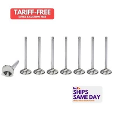 Manley 12331B-8, Set of 8 Natural Stainless Mopar 6.4L Hemi R/M 1.654 Exhaust Va