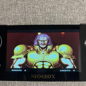 SNK NEO GEO X GOLD Limited Edition Console Complete Box SBK NEO GEO X