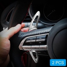 Silver Steering Wheel Shift Paddle Extension For Mazda 3 BP CX30 CX50 CX60 CX90