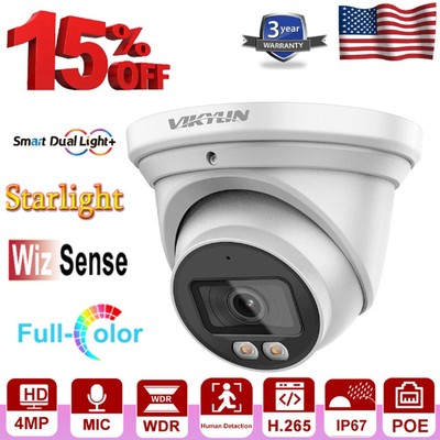 Dahua OEM IPC-HDW2449TM-S-IL 4MP Wizsense Full Color MIC Dual Light IR IP Camera