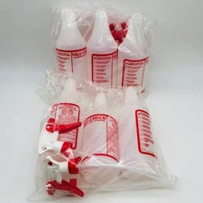 6pk Spray Bottle 32oz with Trigger Sprayer Empty Value-Check by Tolco 130136