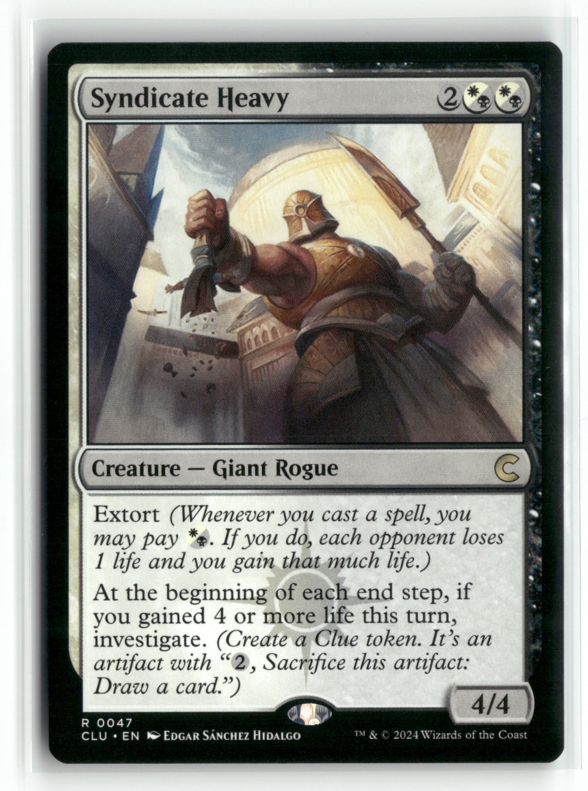 Syndicate Heavy 0047 Ravnica: Clue Edition CLU MTG Magic