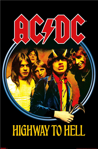 AC/DC - HIGHWAY TO HELL GROUP POSTER - 22x34 BRAND NEW 26180 | eBay