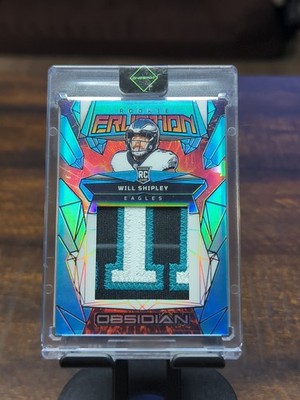 2024 Panini Obsidian - Rookie Eruption Materials Will Shipley /25 (MEM, RC)