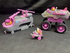 Paw Patrol Skye Helicopter Vehicle and Skye Figure and rescue wheels vehicle.