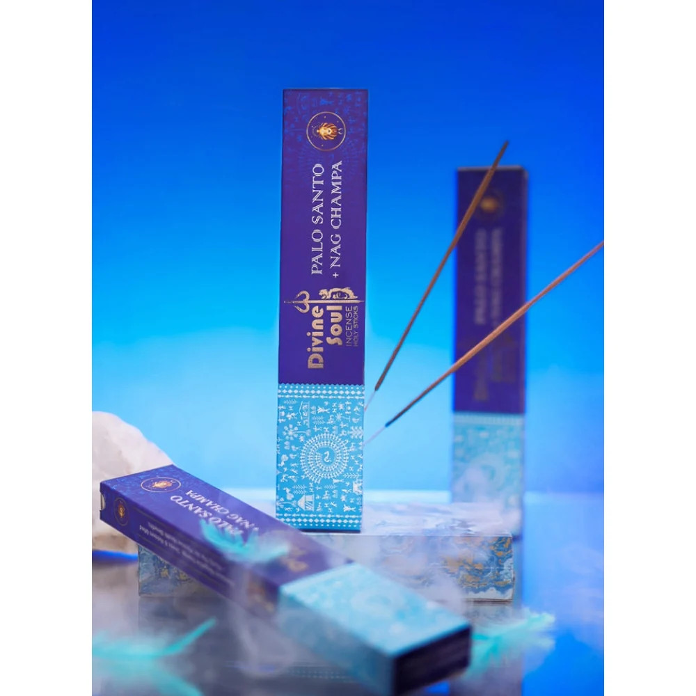 Divine Soul Palo Santo & Nag Champa Incense Sticks 15g