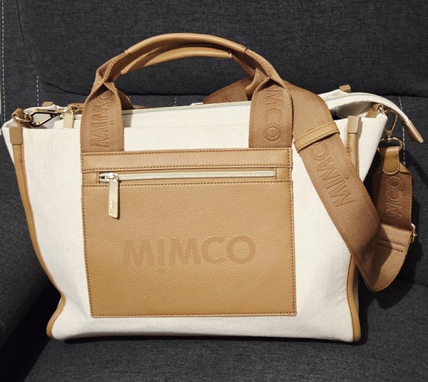 MIMCO Patch Large Tote Bag in Caramel Excellent Condition 