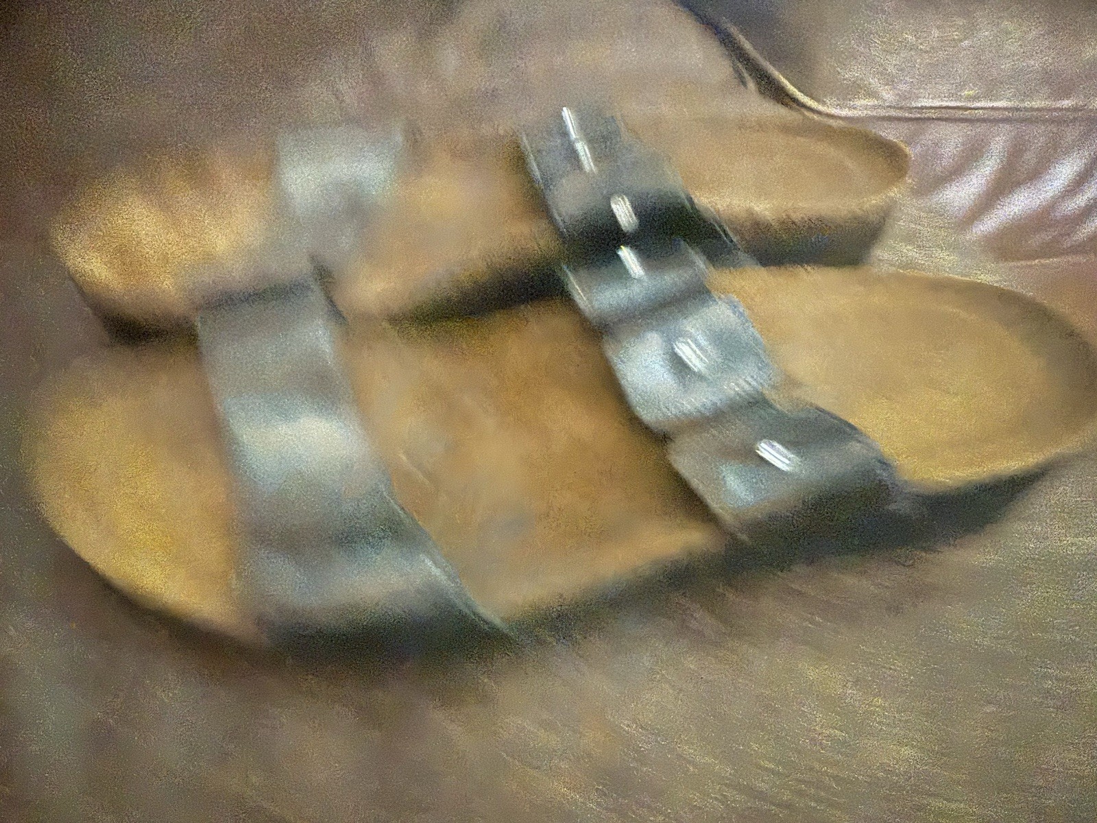 Sandalias cómodas de cuero negras para mujer Naot - talla 13