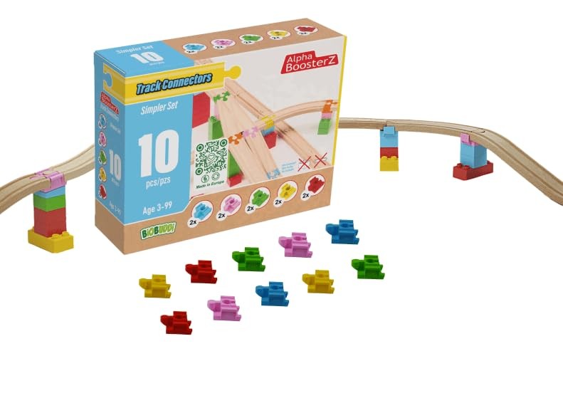 Устройство для закрепления звука Alpha Booster-10 штук в комплекте, hölzerne Eisenbahngleise