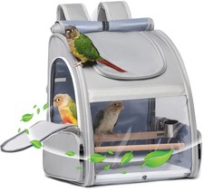 Bird Carrier,Travel Bird Cage,Bird Backpack for Small Birds Parakeet,Canary,P...