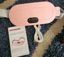 Electric Heating Menstrual Vibration Pad Belt For Period Pain Relief 3 Settings