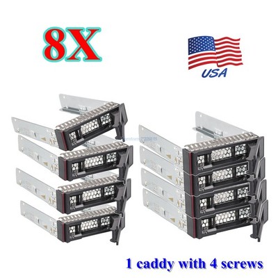 2.5'' SAS Tray Caddy for Lenovo ThinkSystem SR650 SR550 SR630 SM17A06246 w/Screw