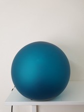 Ikea Fado Spherical Table Lamp Vintage BLUE LARGE  H - 9"