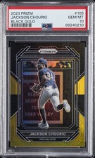 2023 PANINI PRIZM BLACK GOLD PRIZM #105 JACKSON CHOURIO 2/5 PSA 10