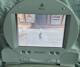 Sony PS One Console & LCD Screen SCPH101 Power Cord, Games, Memory Card, Control