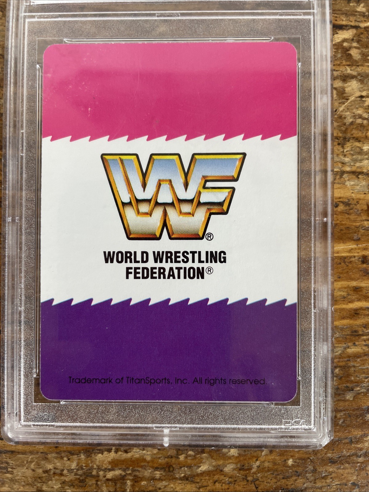 1991 WWF PLAYING CARD UNDERTAKER 9 OF HEARTS PSA 10 GEM MINT RC view 4