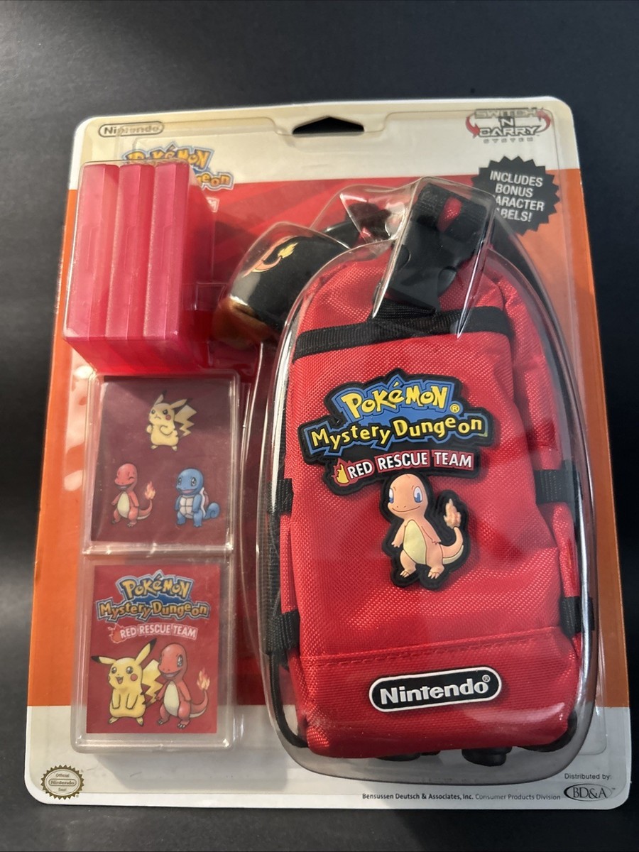 Pokémon Mystery Dungeon Red Rescue Charmander GBA Switch N Carry Bag Kit  RARE!!! - Main Image