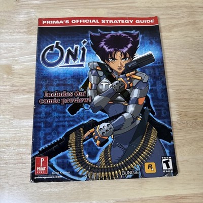 ONI Official Strategy Guide (Prima Games, 2001) Playstation 2 PS2