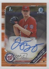 2019 Bowman Chrome HTA Orange Wave Refractor 23/25 James Bourque Auto 0d6s