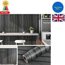 Self Adhesive Wood Effect Wallpaper for Walls 3D Wood Panel Wall Paper Modern Sk