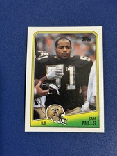 1988 Topps Sam Mills Rookie Card #65. rookie card picture