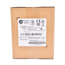New Allen Bradley 22A-D6P0N104 Powerflex 4 AC Drive 3HP Factory Sealed Surplus