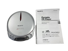Sony D-NE510 Walkman Portable CD Player MP3 ATRAC3plus Silver - Tested