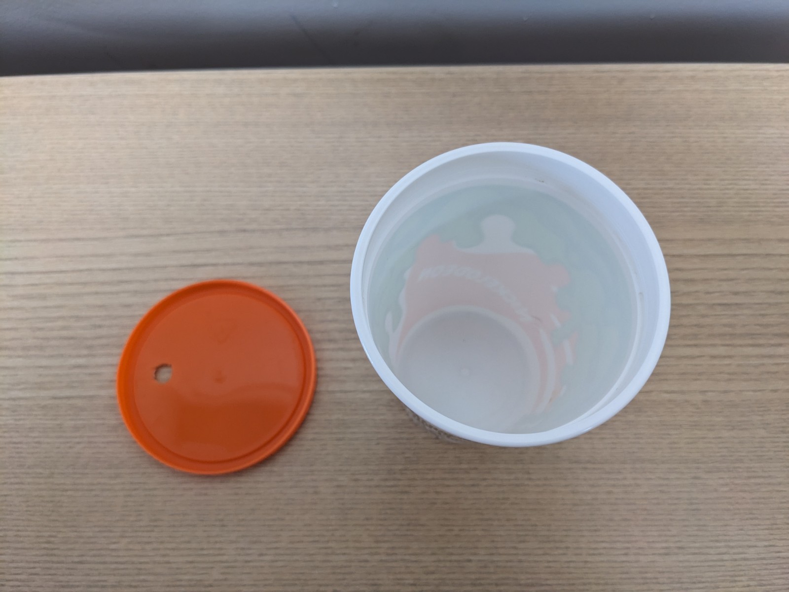 Vintage Pizza Hut Nickelodeon Studios Slime Orange Lid Plastic Cup Viacom 1990