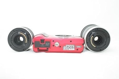 Olympus Pen Lite E-PL2 Red Body + 14-42mm, 40-150mm Double Lens