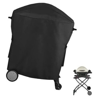 210D Schwerlast Grillabdeckung passend für Weber Q1000 und Q2000 Modelle perfekt