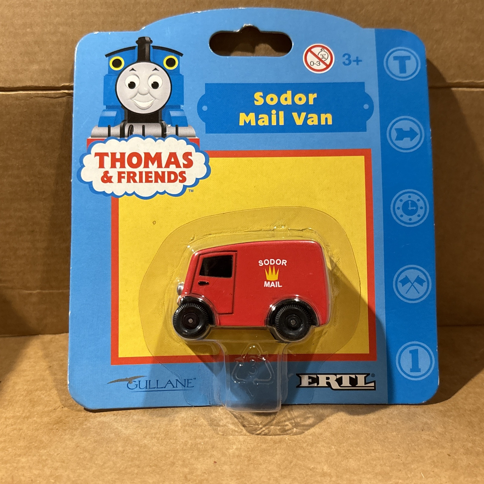 1999 ERTL Thomas & Friends Sodor Mail Van Die-Cast Metal Toy on Card