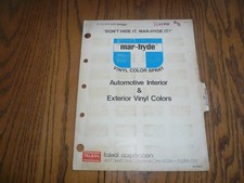 Mar-hyde Vinyl Color Spray Catalog - Domestic - Interiorexterior 2810