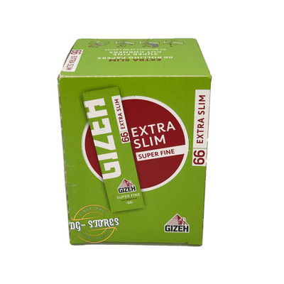 Gizeh Super Fine Extra Slim Zigarettenpapier 50 Heftchen à 66 Blättchen