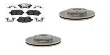 Ceramic Brake Pad with hardware & Rotors Kit ...